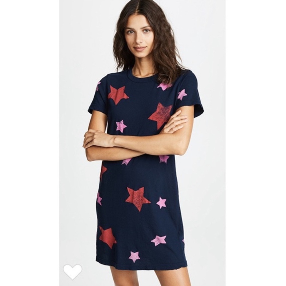 Current/Elliott Beatnik Star Printed T-shirt Dress